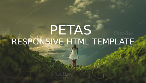 Petas 自适应多用途 HTML5网站模板-蟹程序