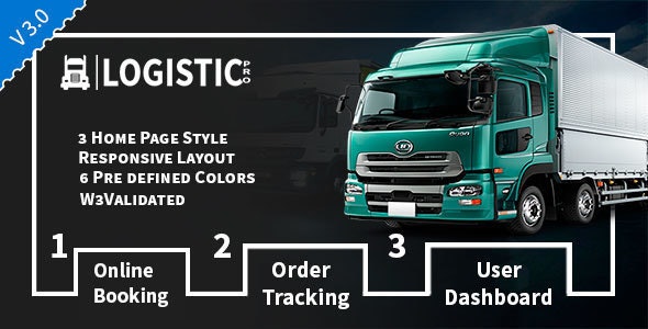 Logistic Pro – 运输物流网站HTML模板 – v3.0-蟹程序