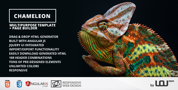 Chameleon 多用途 HTML5模板-蟹程序