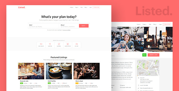 Listeed – 商家目录HTML模板-蟹程序