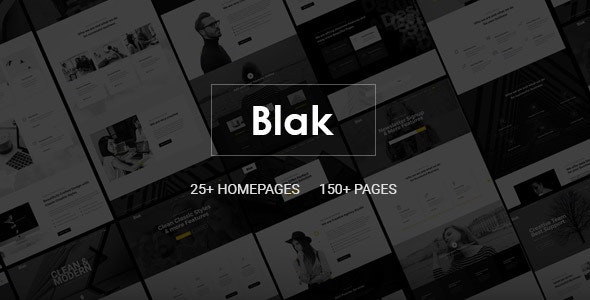 BLAK – 响应性多用途HTML5网站模板-蟹程序