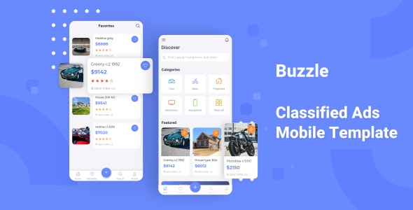 Buzzle – Ads分类广告 营销推广HTML5模板 – v1.0-蟹程序