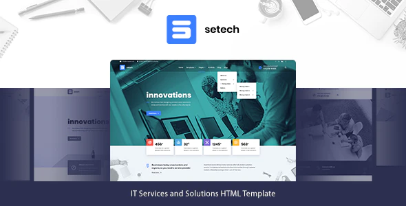 Setech – IT服务信息技术科技公司网站HTML模板-蟹程序