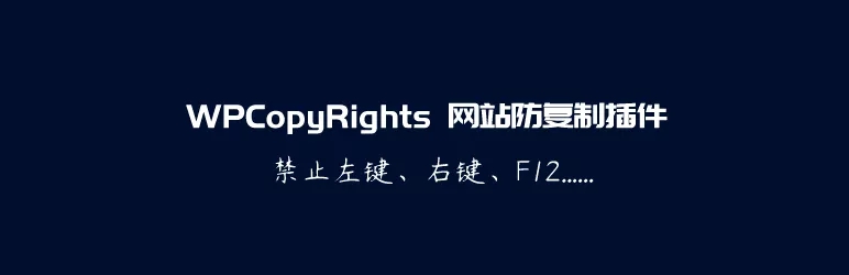 WPCopyRights – 网站防复制WordPress插件-蟹程序