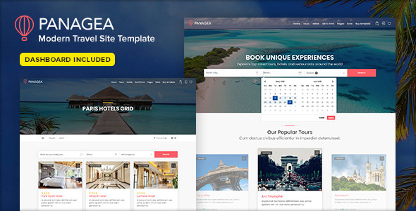 Panagea – 旅游景点HTML网站模板 – v1.5-蟹程序