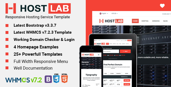 WHMCS + HostLab – 主机托管WHMCS模板 – v3.6-蟹程序