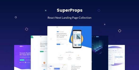 SuperProps – 响应式着陆页HTML模板 – v13.0.0-蟹程序