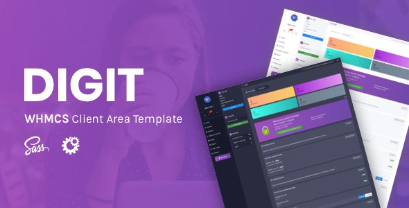 Digit – 响应式主机域名WHMCS客户区模板 – v3.1.2-蟹程序