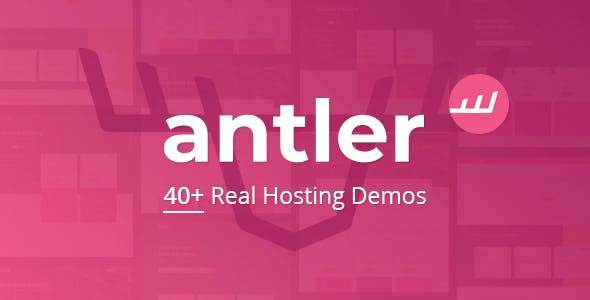 Antler – 托管主机空间域名网站WHMCS模板 – v3.6.1-蟹程序