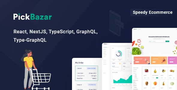 Pickbazar – React GraphQL Ecommerce 电子商务模板后台模板 – v10.0-蟹程序