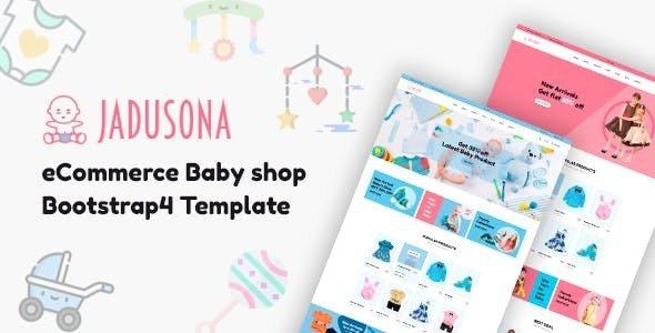 Jadusona – 电子商务网站Bootstrap4模板 – v2.0.1-蟹程序